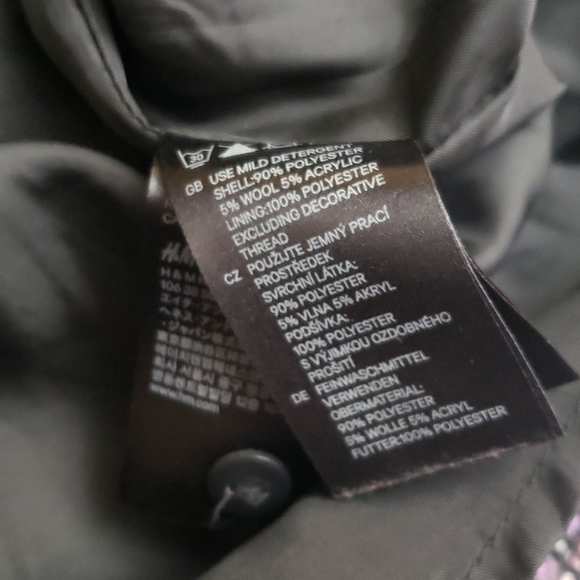 H&M Tweed wool Blend Women's skirt Size US 10 - Picture 8 of 8